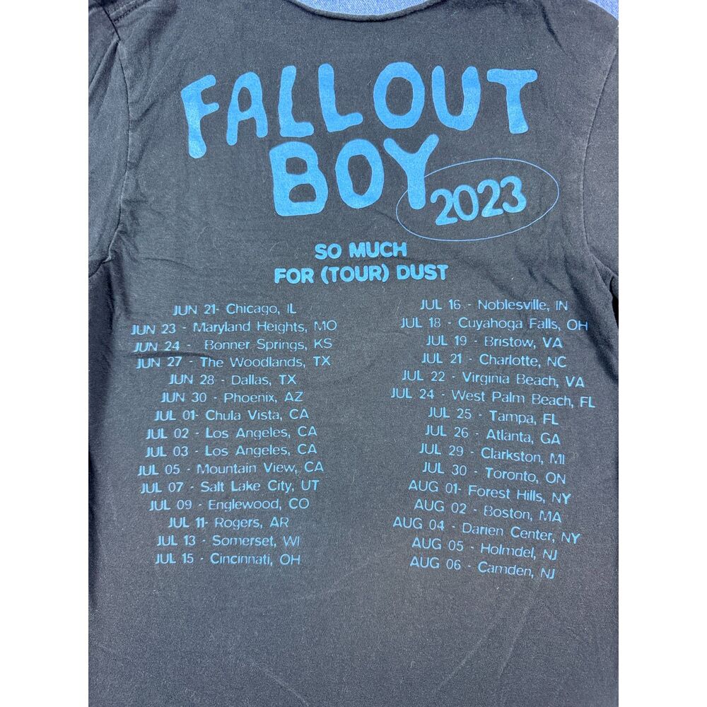 Fall Out Boy 2023 So Much For Tour Dust Band Concert Graphic Tee Black - Picture 4 of 6